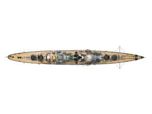 schwerer Kreuzer Prinz Eugen WWII Bausatz 1:200