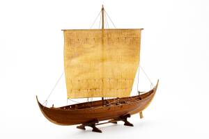 Viking Model Ship Roar Ege 1.25 wood