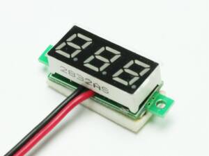 Mini digital voltmeter 3-30V