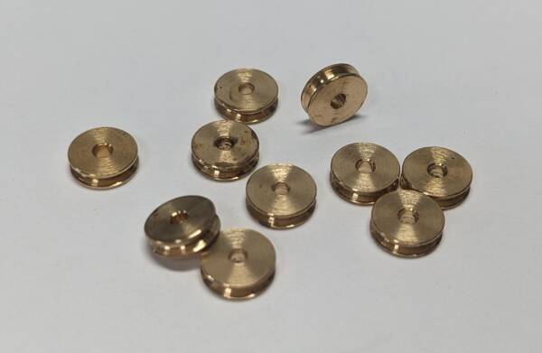 Umlenkrolle  Messing 6mm