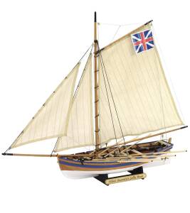 HMS Bountys Jolly Boat. 1:25 Wooden Model Ship Kit