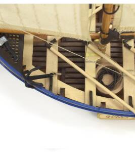 HMS Bountys Jolly Boat. 1:25 Wooden Model Ship Kit