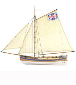 HMS Bountys Jolly Boat. 1:25 Wooden Model Ship Kit