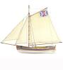 HMS Bountys Jolly Boat. 1:25 Wooden Model Ship Kit