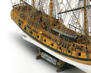 American Corvette Rattlesnake Ship Model Kit 1:64