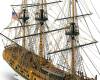 American Corvette Rattlesnake Ship Model Kit 1:64