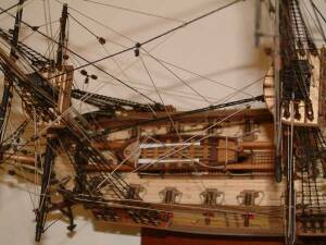 English Frigate  H.M.S. Greyhound