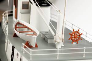 USS Hoga YT146 Fleet Tug Model Ship Kit 1:50