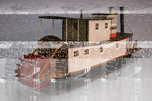 Myrtle Corey Heckraddampfer RC Bauastz