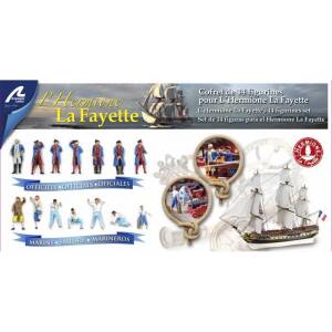 metal figures L Hermione La Fayette