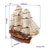 Spanish Ship of the Line Montanes Building Kit 1:70