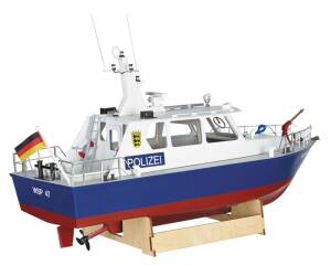 German Police Boat WSP47 ABS Hull Ship Model Kit 1:20