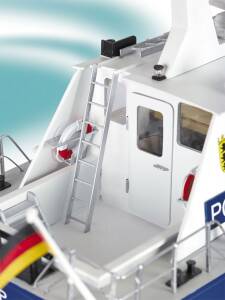 Polizeiboot WSP47 RC Schiffsmodell ABS Bausatz 1:20