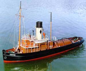 Steam Tug Joffre GFK Ship Model Kit 1:48