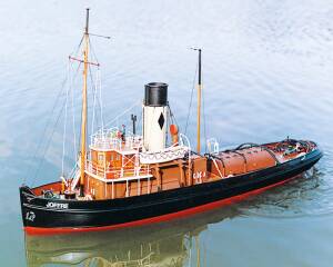 Steam Tug Joffre GFK Ship Model Kit 1:48