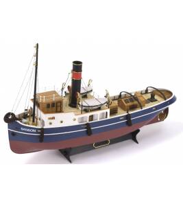 Sanson Tugboat 1:50 Wooden Model Ship Kit R/C Compatible