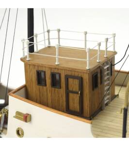 Sanson Tugboat 1:50 Wooden Model Ship Kit R/C Compatible