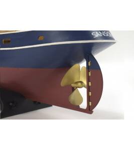 Sanson Tugboat 1:50 Wooden Model Ship Kit R/C Compatible