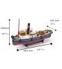 Sanson Tugboat 1:50 Wooden Model Ship Kit R/C Compatible