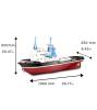Tugboat Atlantic ABS Hull 1:50 R/C Compatible