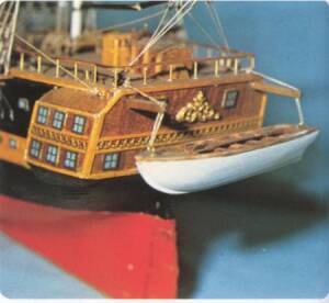 French Sailing Steam Frigates LOrenoque Ship Model Kit 1:100