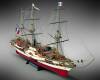 French Sailing Steam Frigates LOrenoque Ship Model Kit 1:100