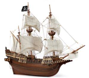 Caribbean Buccaneer Model Ship Kit 1:100
