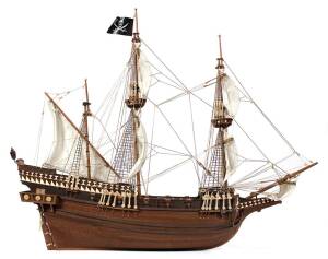Caribbean Buccaneer Model Ship Kit 1:100