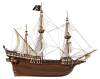Caribbean Buccaneer Model Ship Kit 1:100