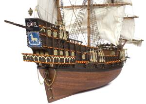 Galeon Golden Hind Ship Model Kit 1:85