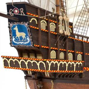 Galeon Golden Hind Ship Model Kit 1:85