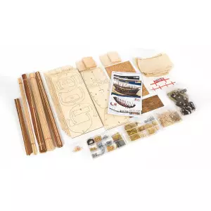 Fregatte Bounty Standmodell Bausatz Holz 1:45