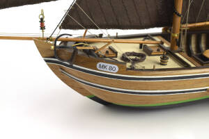 Zuiderzee Botter Modellschiff Bausatz 1:35 Holz