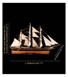 Cutty Sark Tea Clipper Kit 1:84