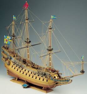 Swedish Galleon Wasa  Ship Model Kit 1:75