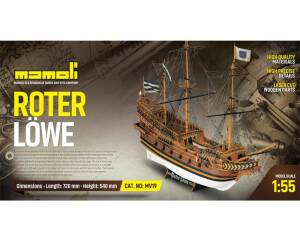 Galleon "Roter Löwe" Ship Model Kit 1:55
