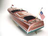 Chris Craft Racer Mahagoni Bausatz 1:8