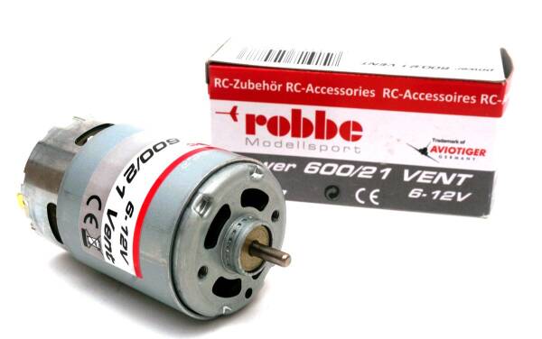 Power 600/21 Vent Brushed Motor