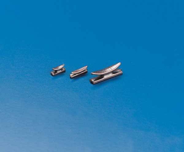 Klampe brüniert Metall 7mm