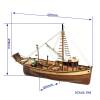 Fischerboot  Palamos Schiffsbausatz 1:45