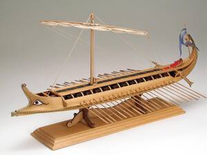Greek Bireme Model Ship Kit 1.35 Wood