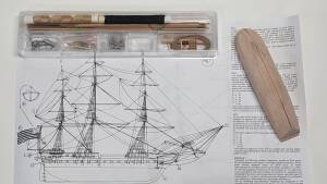USS Constitution Mini Mamoli 1:330