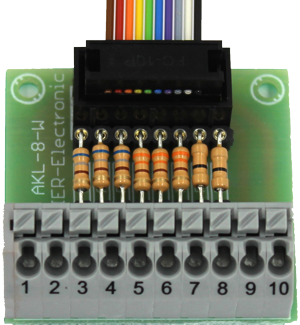 AKL-8-W Terminal Block