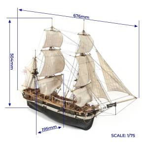 HMS Terror Model Ship Kit 1:75