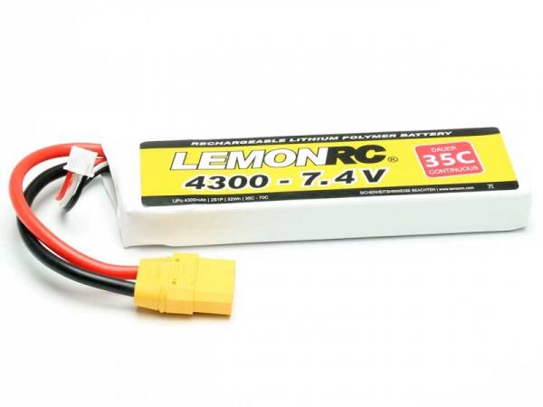 LiPo Akku LemonRC 4300 - 7.4V (35C)