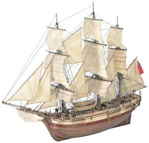 Merchant Vessel HMS Bounty 1:48 Model Ship Kit