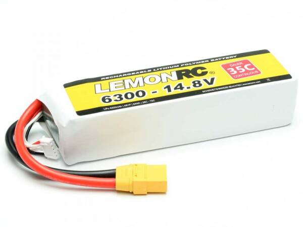 LiPo Akku LemonRC 6300 - 14.8V (35C)