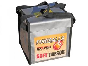 Lipo safe 200x200x200 with 3l extinguishing granulate