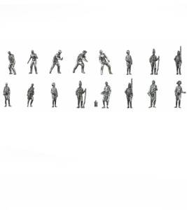 Metal Figurines Spanish Navy