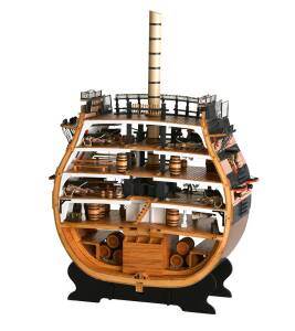 Cross Section HMS Victory Model Ship Kit 1:72